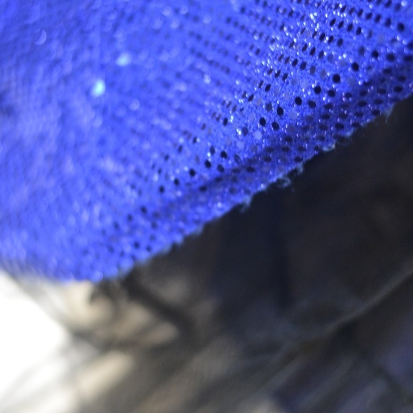 Roberta Gorgous Sparkling Blue Sequin Formal 13/14 - Picture 6 of 6